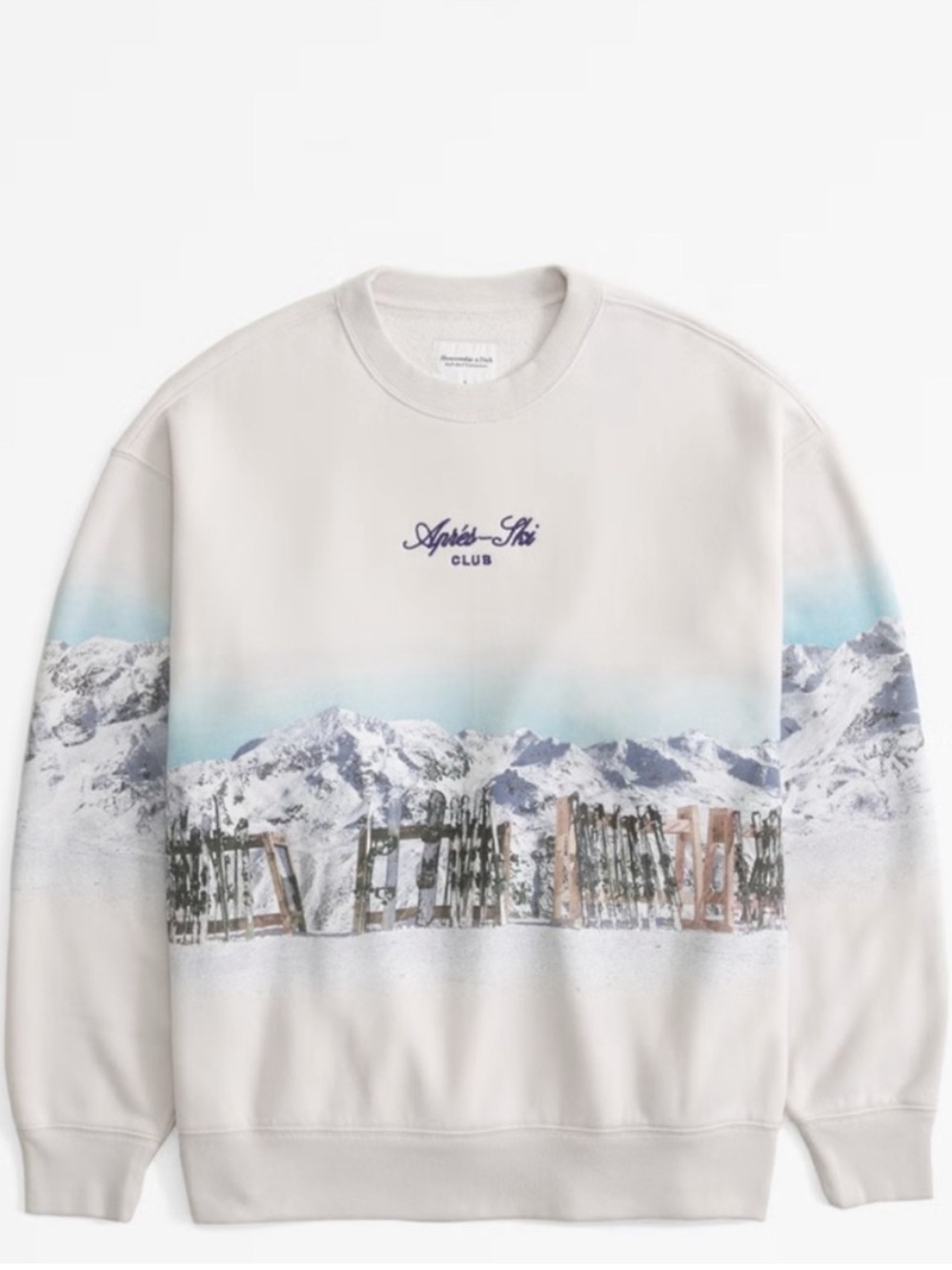 Abercrombie & Fitch Ski Destination Apres Ski Vintage Soft Collection Size Large